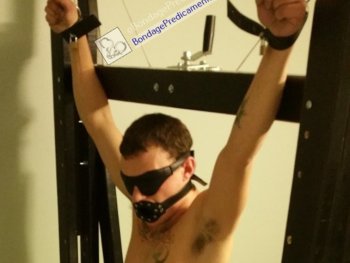 Sub Stretched on Rack Gagged