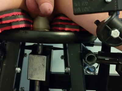 Bondage Chair Dildo Fucking Machine