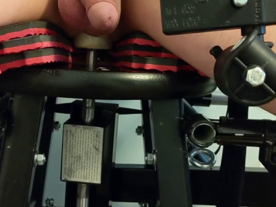 Bondage Chair Dildo Fucking Machine